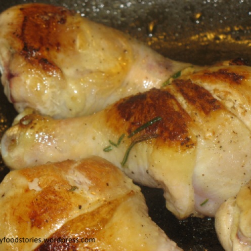 Chicken Legs with Rosemary and Limoncello