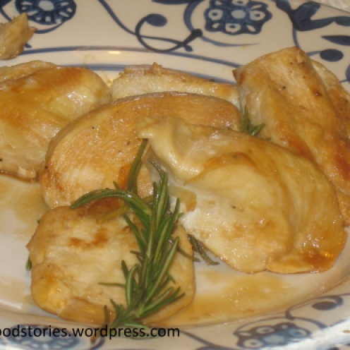 Chicken Breast with Rosemary and Limoncello